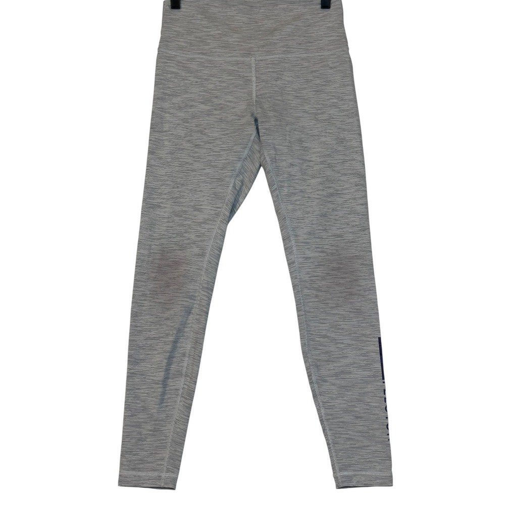 Lululemon Peloton High Rise Wunder Under Striped Leggings Yoga Pants Women's‎ 10